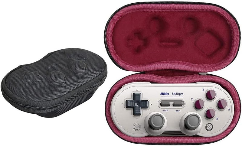 Hermitshell حافظة سفر صلبة لجهاز التحكم 8Bitdo Sn30 Pro بلوتوث (SN30PRO-GB) - Image 1